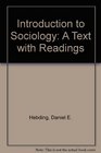Introduction to Sociology A Text With Readings