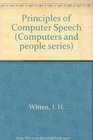 Principles of Computer Speech