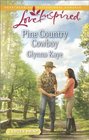 Pine Country Cowboy (Canyon Springs, Bk 6) (Love Inspired, No 845) (Larger Print)