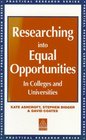 Researching into Equal Opportunities In Colleges and Universities