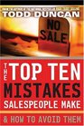 The Top Ten Mistakes Salespeople Make  How to Avoid Them