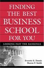Finding the Best Business School for You Looking Past the Rankings