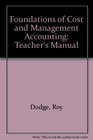 Foundations of Cost and Management Accounting