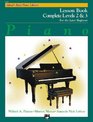 Alfred's Basic Piano Course Complete 2  3 Lesson Book