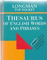 Longman Top Pocket Thesaurus of English Words and Phrases