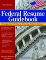 Federal Resume Guidebook Strategies for Writing a Winning Federal Resume