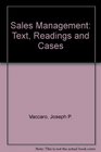 Sales Management Text Readings and Cases