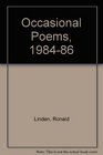 Occasional Poems 198486