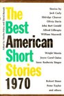 Best American Short Stories 1970