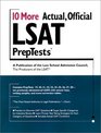 10 More Actual Official LSAT Preptests