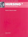 Oxford English for Careers Nursing 2 Nursing 2 Teacher's Resource Book