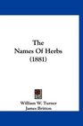 The Names Of Herbs