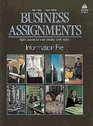 Business Assignments Information File Eight advanced case studies with video