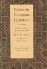 Essays on European literature Kritische Essays zur europaischen Literatur