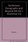 Sentences Paragraphs And Beyond 4th Edition Plus Grammar Cd