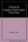 Articles and Insights The Washington Post Feature Writing Companion