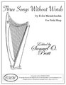 Three Songs Without Words For Pedal Harp