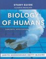 Study Guide for Biology of Humans Concepts Applications and Issues