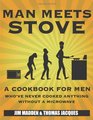 Man Meets Stove A cookbook for men who've never cooked anything without a microwave