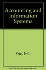 Accounting and Information Systems