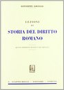 Lezioni di storia del diritto romano