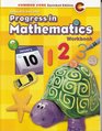 Progress in Mathematics 2014 Common Core Enriched Edition Student Workbook Grade K