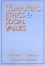 Computers Ethics and Social Values