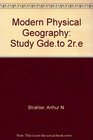 Modern Physical Geography Study Guide
