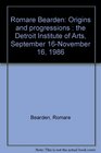 Romare Bearden Origins and progressions  the Detroit Institute of Arts September 16November 16 1986