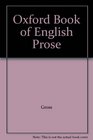 Oxford Book of English Prose