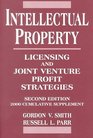 Intellectual Property Licensing and Joint Venture Profit Strategies 2000 Cumulative Supplement 2nd Edition