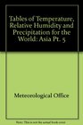 Tables of Temperature Relative Humidity and Precipitation for the World Asia Pt 5