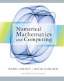 Student Solutions Manual for Cheney/Kincaid's Numerical Mathematics and Computing 7th