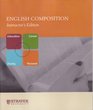 English Composition Custom Instructor's Edition
