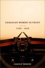 Canadian Women in Print 17501918