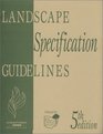 Landscape Specification Guidelines 5th Edition English Version