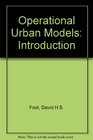 Operational Urban Models