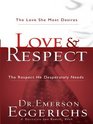 Love  Respect The Love She Most Deires The Respect He Desperatly Needs