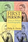 First Person Essays in Biblical Autobiography