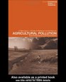 Agricultural Pollution Problems and Practical Solutions