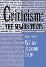 Criticism The Major Texts