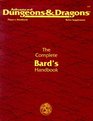 The Complete Bard's Handbook (Advanced Dungeons  Dragons, 2nd Edition, Player's Handbook Rules Supplement/Phbr8)
