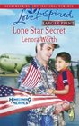 Lone Star Secret (Homecoming Heroes, Bk 2) (Love Inspired, No 456) (Larger Print)