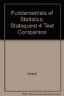 Fundamentals of Statistics Stataquest 4 Text Companion