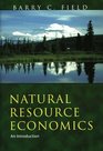 Natural Resource Economics An Introduction