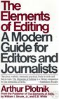 The Elements of Editing A Modern Guide for Editors and Journalists