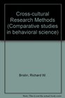 Crosscultural Research Methods