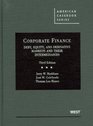 Corporate Finance Debt Equity and Derivative Markets and Their Intermediaries 3d