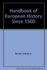 Handbook of European History Since 1500