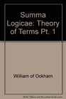 Summa Logicae Theory of Terms Pt 1